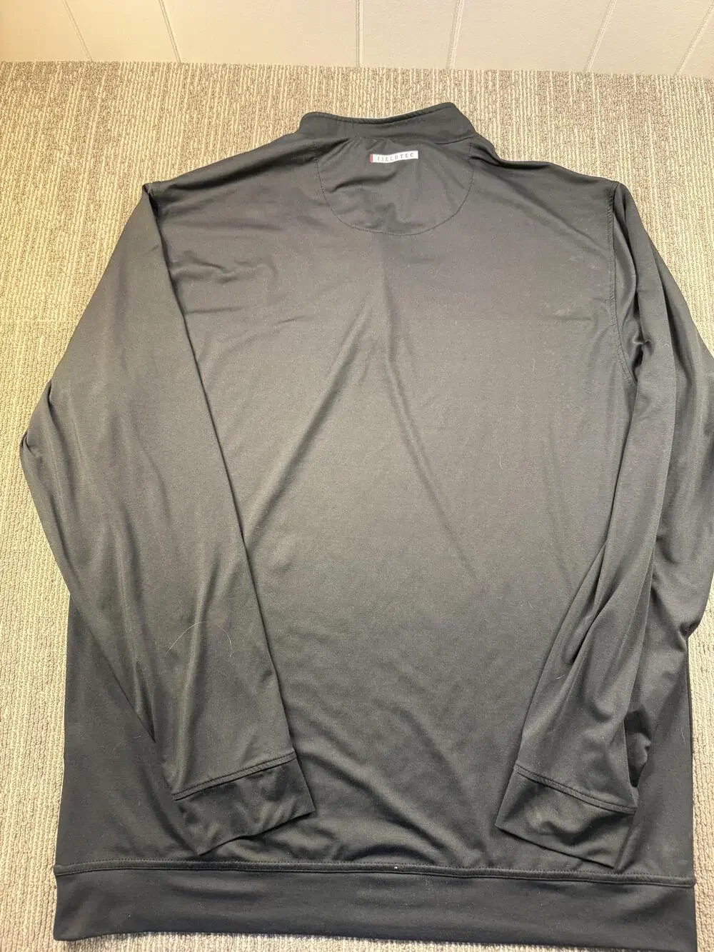 Southern Marsh Pullover Mens Large Black Quarter Zip Mock Neck Casual Top